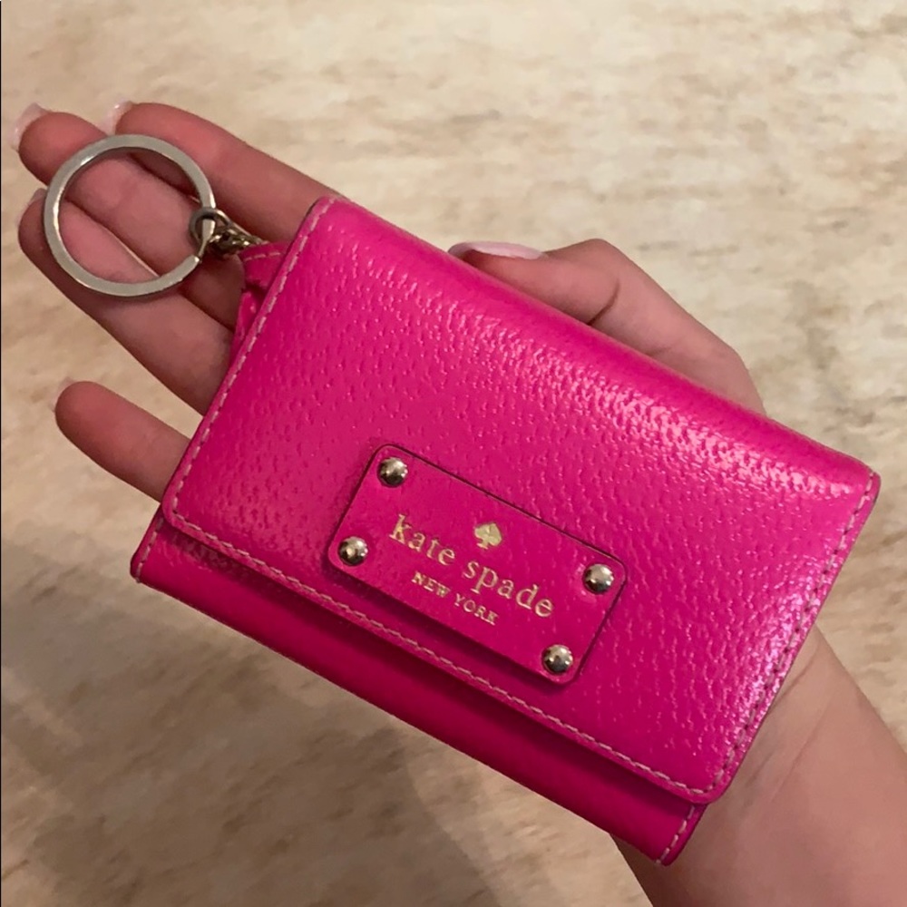 Kate Spade key ring wallet